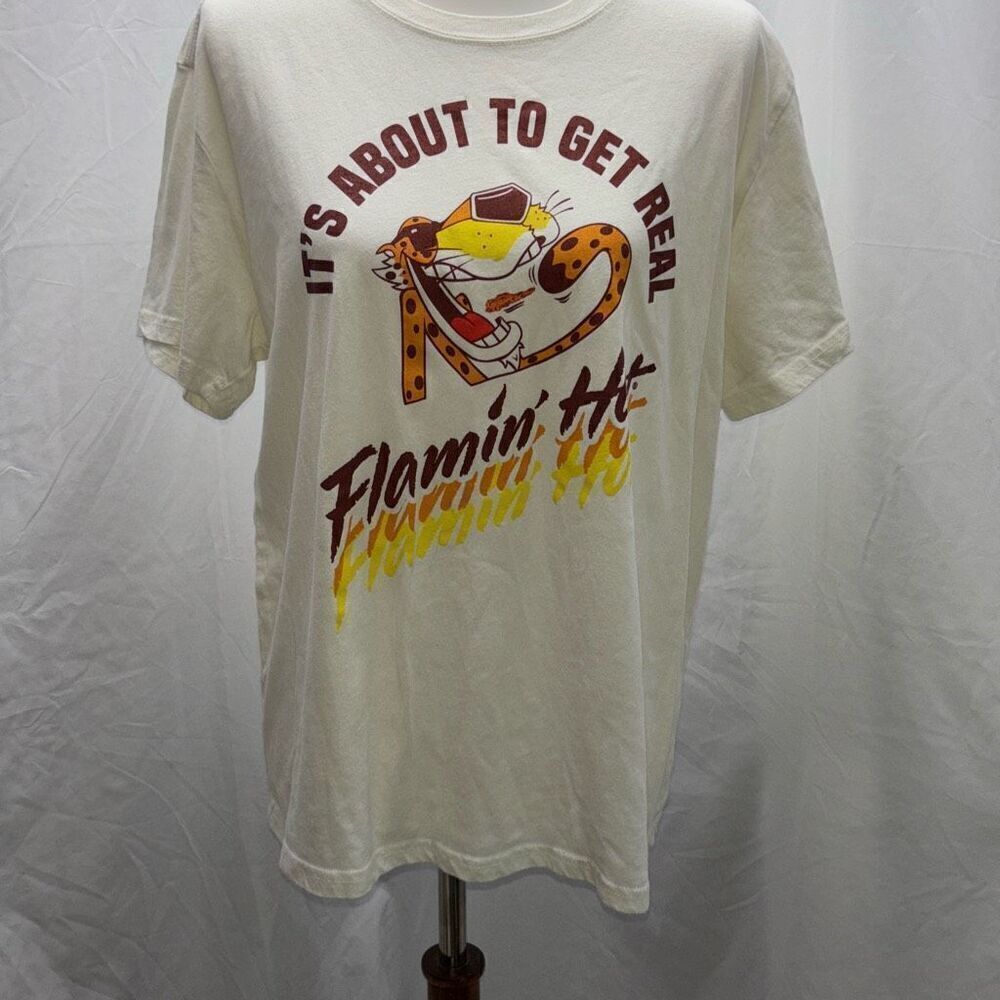 Flamin Hot Cheetos t shirt Sz L About to get